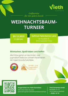 Weihnachtsbaum-Turnier am 03.12.2023 gesponsert von Vieth Gartenbau GmbH